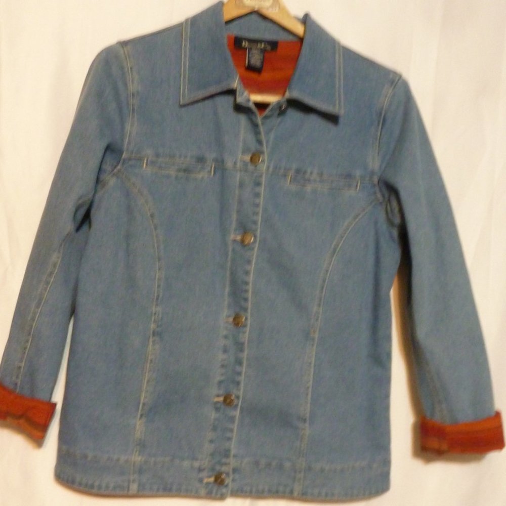 Denim & Co. Comfy Denim Lined Jacket – Size Small – NWOT